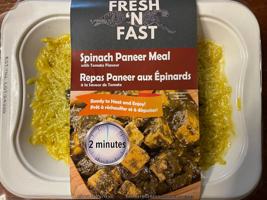 Spinach Paneer Meal